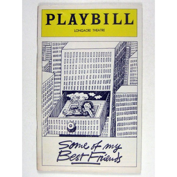 Some of My Best Friends Playbill October 1977 Gavin Reed Balaban - Picture 1 of 7